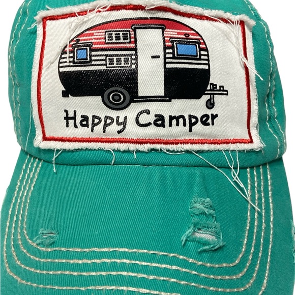 Happy Camper Sunshine & Rodeos Baseball Hat Cute! - Picture 6 of 7